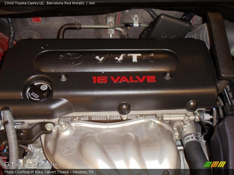 Barcelona Red Metallic / Ash 2009 Toyota Camry LE