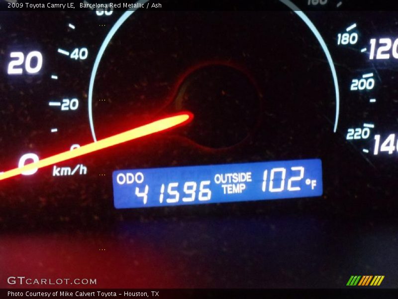 Barcelona Red Metallic / Ash 2009 Toyota Camry LE