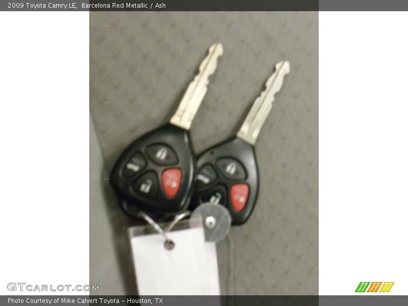 Barcelona Red Metallic / Ash 2009 Toyota Camry LE