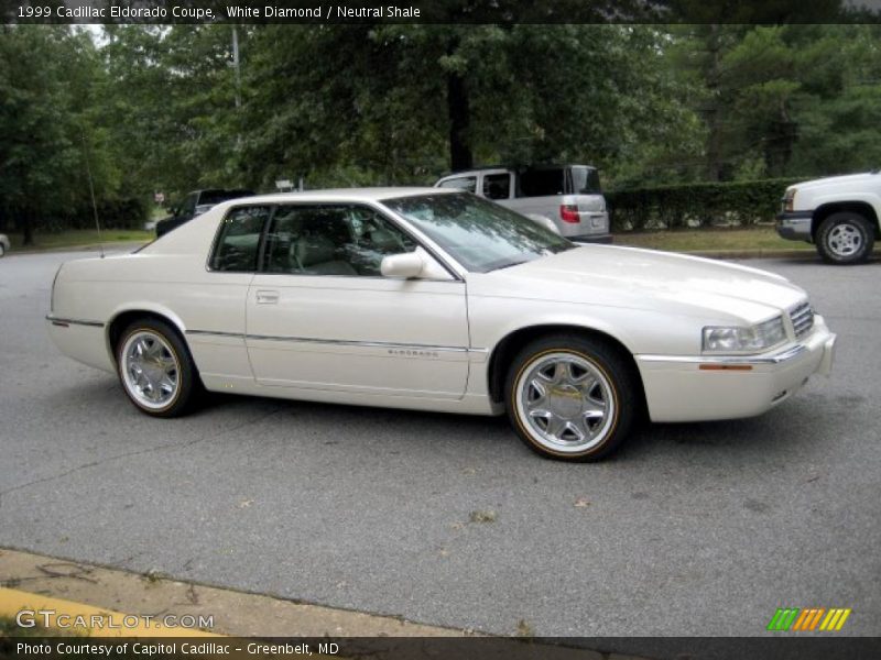 White Diamond / Neutral Shale 1999 Cadillac Eldorado Coupe