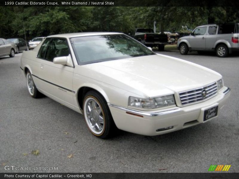 White Diamond / Neutral Shale 1999 Cadillac Eldorado Coupe