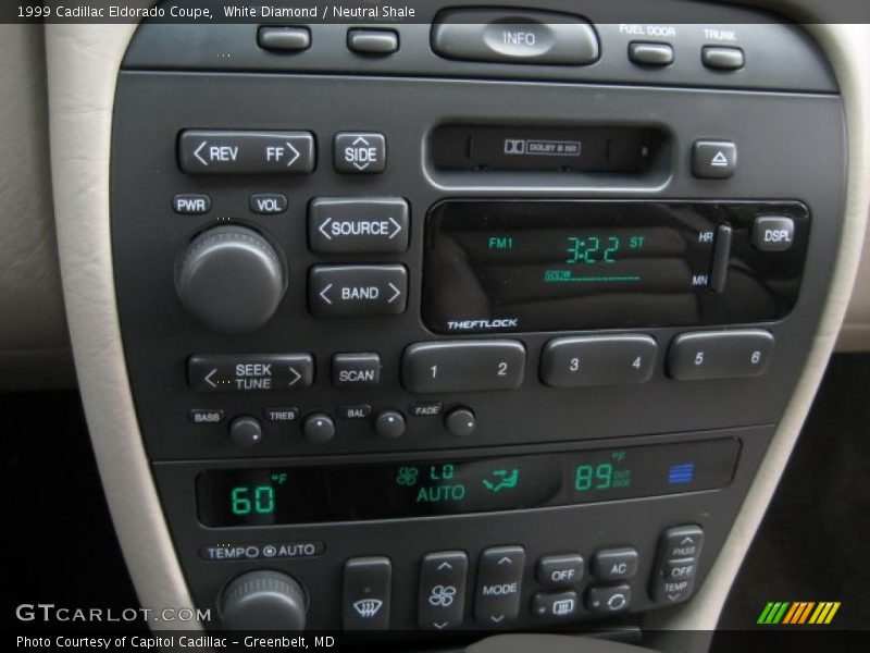 White Diamond / Neutral Shale 1999 Cadillac Eldorado Coupe