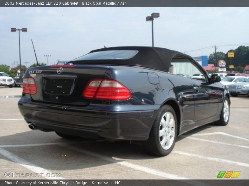 Black Opal Metallic / Ash 2003 Mercedes-Benz CLK 320 Cabriolet