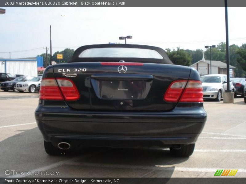 Black Opal Metallic / Ash 2003 Mercedes-Benz CLK 320 Cabriolet