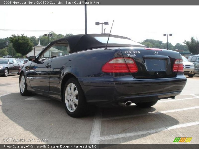 Black Opal Metallic / Ash 2003 Mercedes-Benz CLK 320 Cabriolet