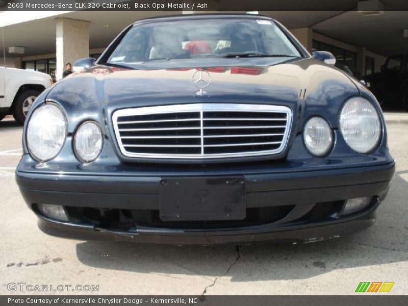 Black Opal Metallic / Ash 2003 Mercedes-Benz CLK 320 Cabriolet