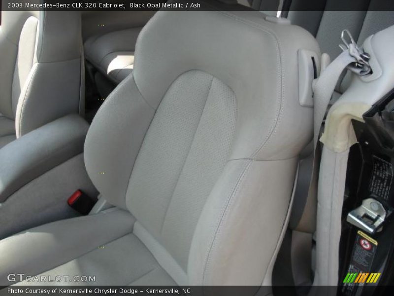 Black Opal Metallic / Ash 2003 Mercedes-Benz CLK 320 Cabriolet