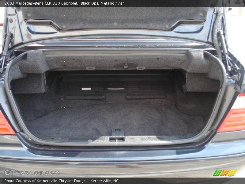 Black Opal Metallic / Ash 2003 Mercedes-Benz CLK 320 Cabriolet