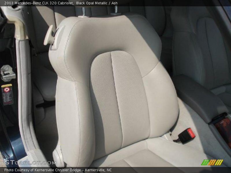Black Opal Metallic / Ash 2003 Mercedes-Benz CLK 320 Cabriolet