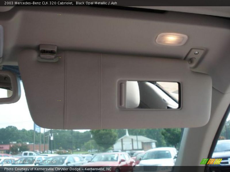 Black Opal Metallic / Ash 2003 Mercedes-Benz CLK 320 Cabriolet