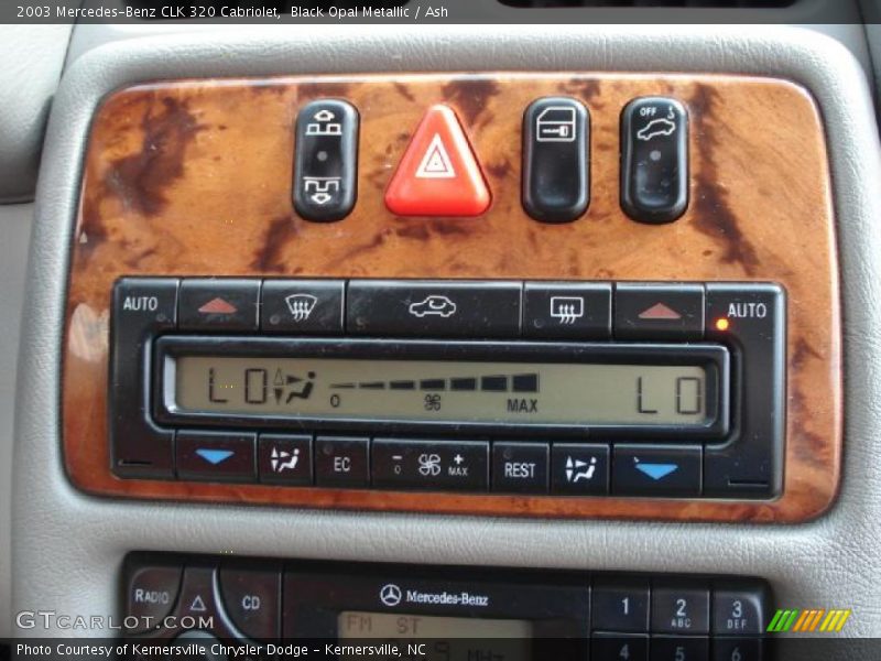 Black Opal Metallic / Ash 2003 Mercedes-Benz CLK 320 Cabriolet