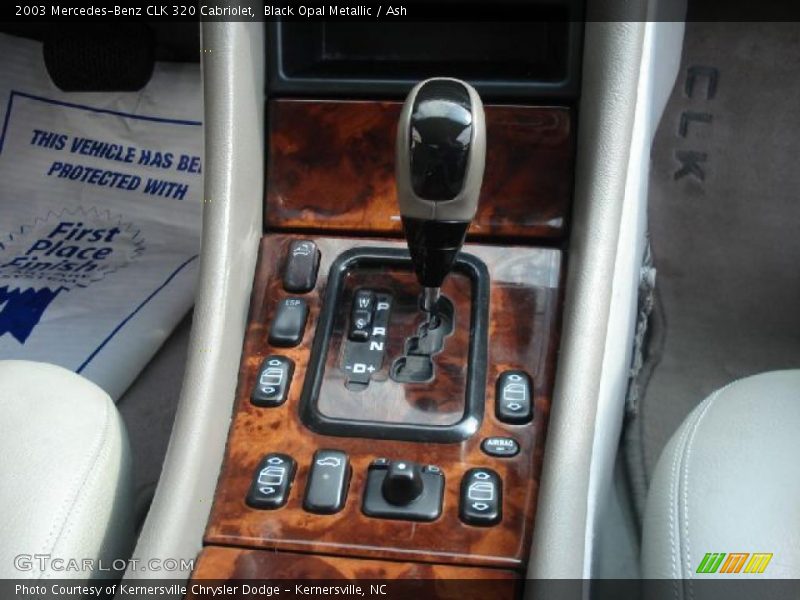 Black Opal Metallic / Ash 2003 Mercedes-Benz CLK 320 Cabriolet