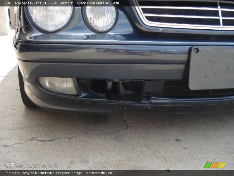 Black Opal Metallic / Ash 2003 Mercedes-Benz CLK 320 Cabriolet
