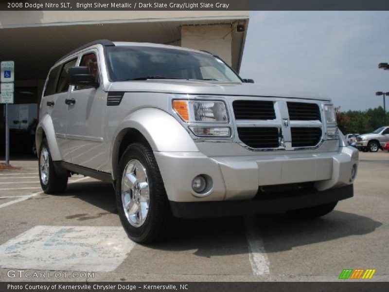 Bright Silver Metallic / Dark Slate Gray/Light Slate Gray 2008 Dodge Nitro SLT