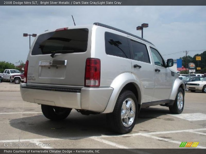 Bright Silver Metallic / Dark Slate Gray/Light Slate Gray 2008 Dodge Nitro SLT