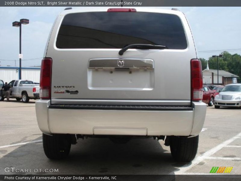 Bright Silver Metallic / Dark Slate Gray/Light Slate Gray 2008 Dodge Nitro SLT