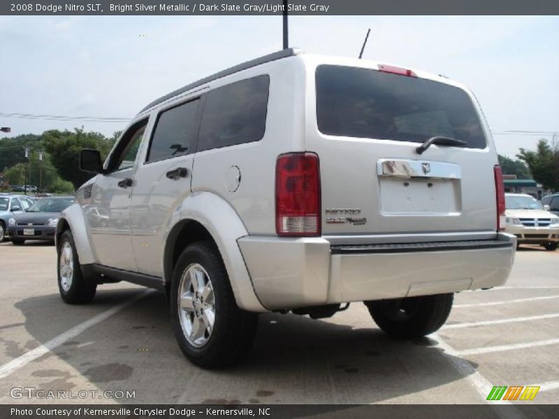 Bright Silver Metallic / Dark Slate Gray/Light Slate Gray 2008 Dodge Nitro SLT