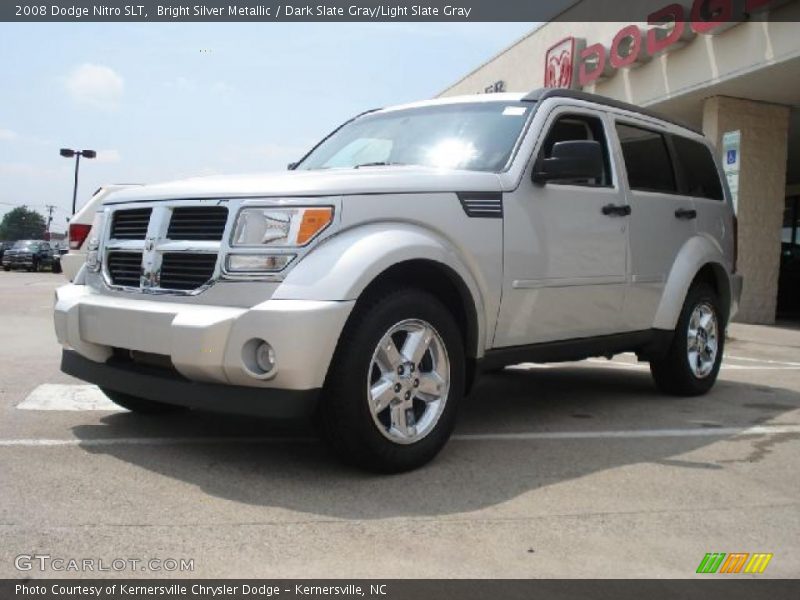 Bright Silver Metallic / Dark Slate Gray/Light Slate Gray 2008 Dodge Nitro SLT