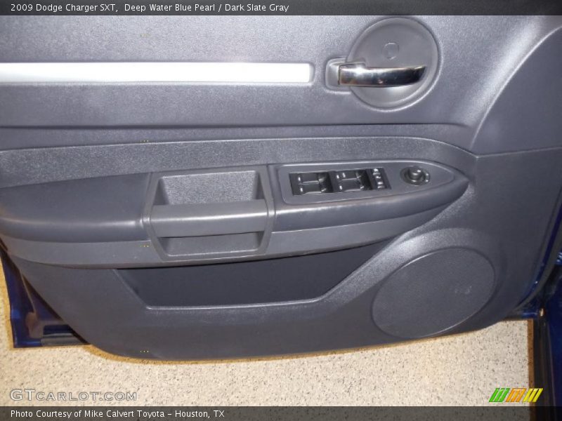 Deep Water Blue Pearl / Dark Slate Gray 2009 Dodge Charger SXT