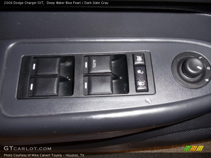 Deep Water Blue Pearl / Dark Slate Gray 2009 Dodge Charger SXT