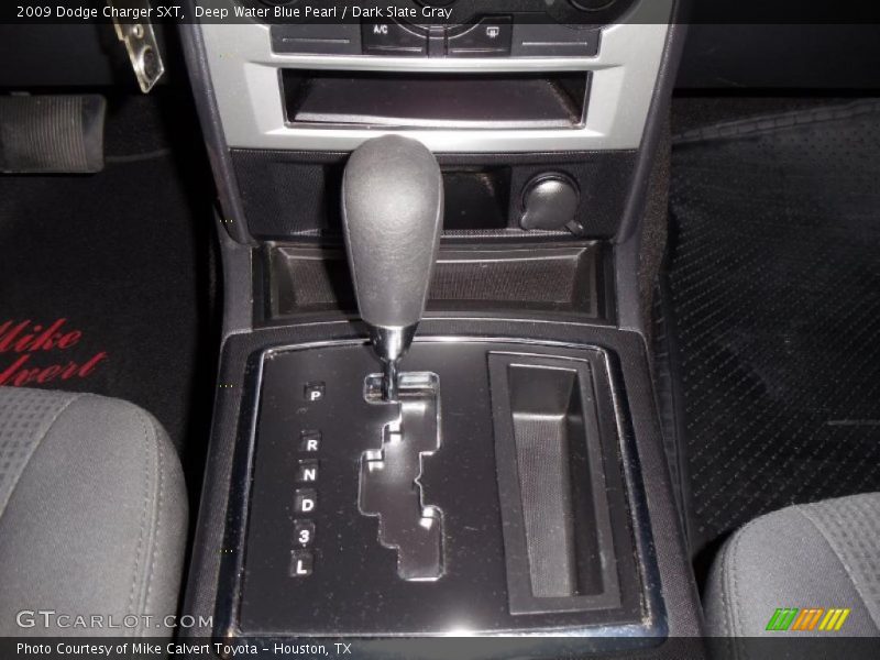 Deep Water Blue Pearl / Dark Slate Gray 2009 Dodge Charger SXT
