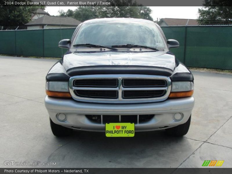 Patriot Blue Pearl / Taupe 2004 Dodge Dakota SLT Quad Cab