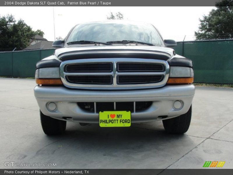 Patriot Blue Pearl / Taupe 2004 Dodge Dakota SLT Quad Cab