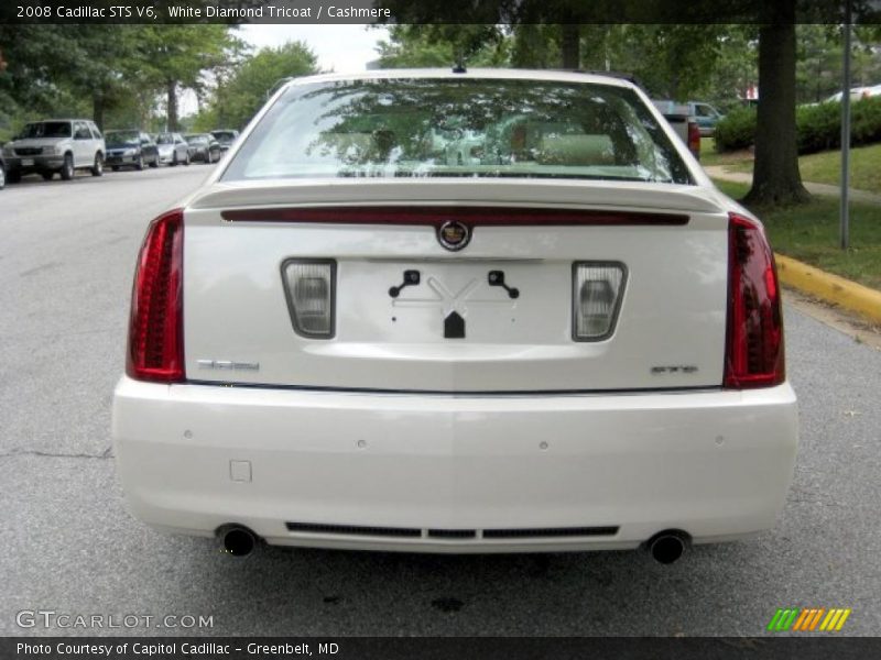 White Diamond Tricoat / Cashmere 2008 Cadillac STS V6