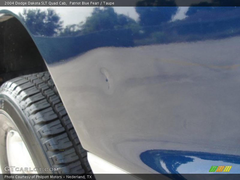 Patriot Blue Pearl / Taupe 2004 Dodge Dakota SLT Quad Cab