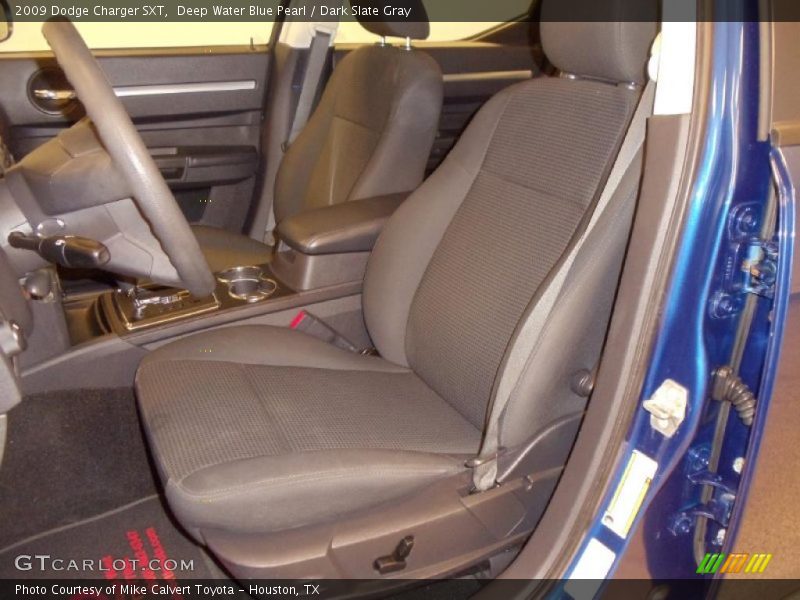 Deep Water Blue Pearl / Dark Slate Gray 2009 Dodge Charger SXT