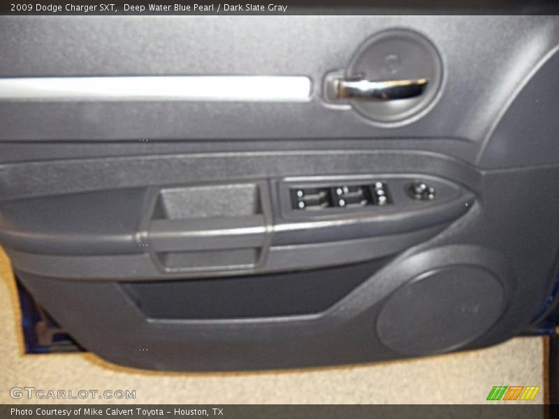Deep Water Blue Pearl / Dark Slate Gray 2009 Dodge Charger SXT