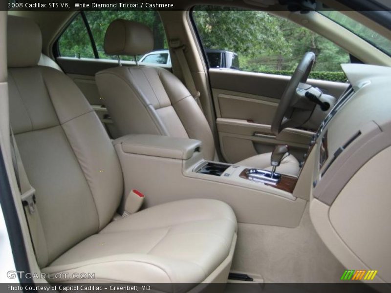 White Diamond Tricoat / Cashmere 2008 Cadillac STS V6
