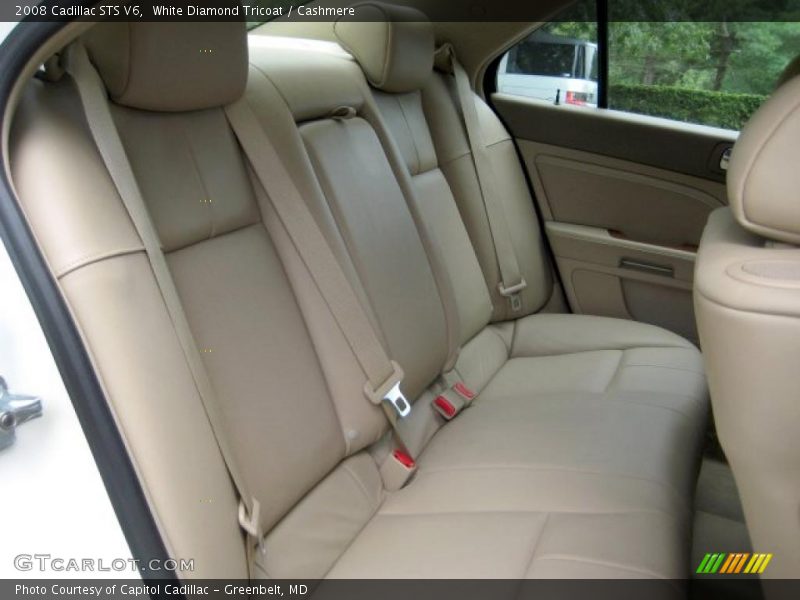 White Diamond Tricoat / Cashmere 2008 Cadillac STS V6