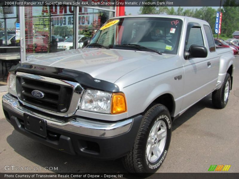 Dark Shadow Grey Metallic / Medium Dark Flint 2004 Ford Ranger XLT SuperCab Flare Side 4x4