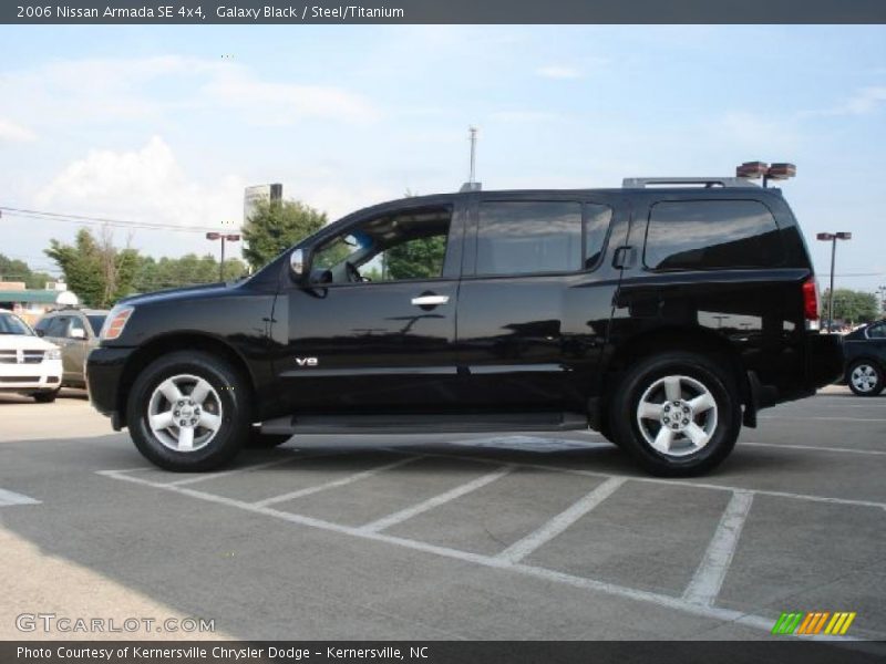 Galaxy Black / Steel/Titanium 2006 Nissan Armada SE 4x4