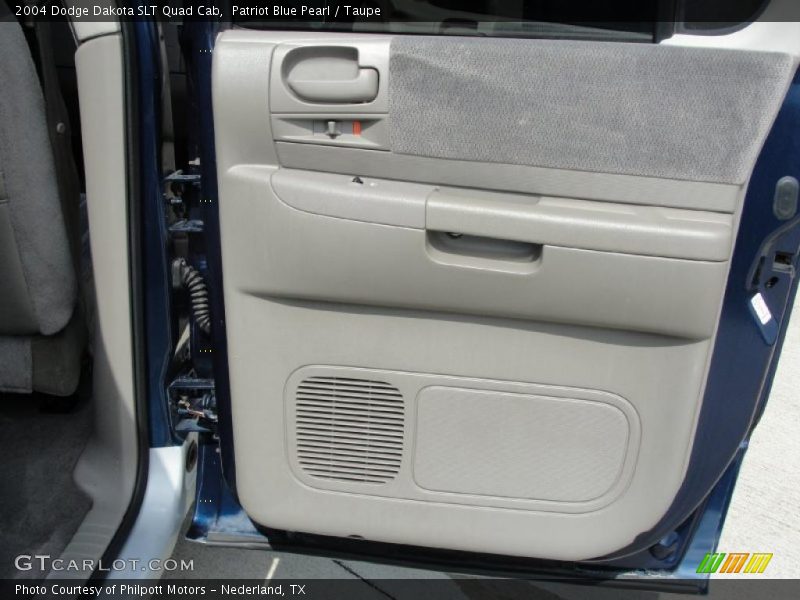 Patriot Blue Pearl / Taupe 2004 Dodge Dakota SLT Quad Cab