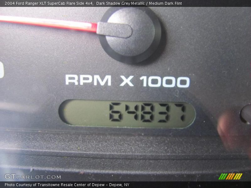 Dark Shadow Grey Metallic / Medium Dark Flint 2004 Ford Ranger XLT SuperCab Flare Side 4x4