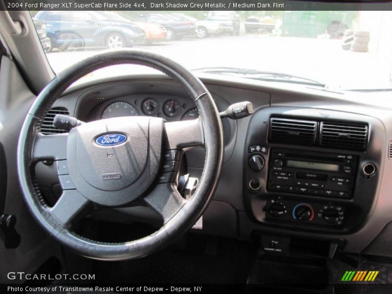 Dark Shadow Grey Metallic / Medium Dark Flint 2004 Ford Ranger XLT SuperCab Flare Side 4x4
