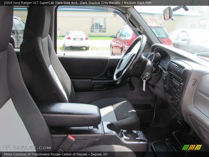 Dark Shadow Grey Metallic / Medium Dark Flint 2004 Ford Ranger XLT SuperCab Flare Side 4x4