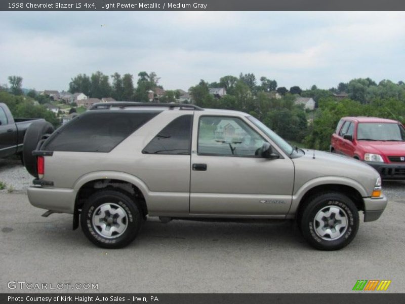 Light Pewter Metallic / Medium Gray 1998 Chevrolet Blazer LS 4x4