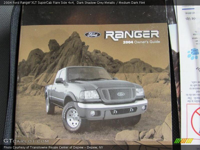 Dark Shadow Grey Metallic / Medium Dark Flint 2004 Ford Ranger XLT SuperCab Flare Side 4x4
