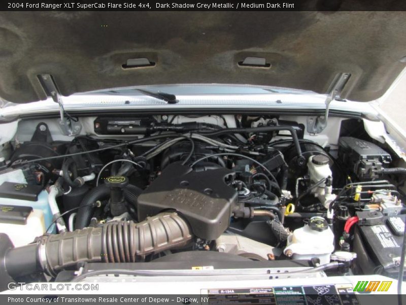 Dark Shadow Grey Metallic / Medium Dark Flint 2004 Ford Ranger XLT SuperCab Flare Side 4x4