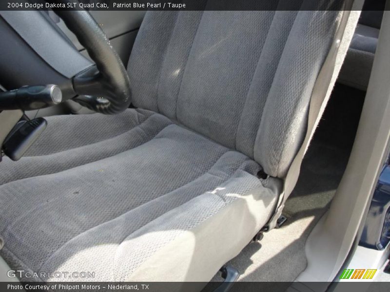 Patriot Blue Pearl / Taupe 2004 Dodge Dakota SLT Quad Cab