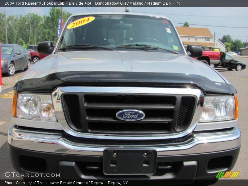 Dark Shadow Grey Metallic / Medium Dark Flint 2004 Ford Ranger XLT SuperCab Flare Side 4x4