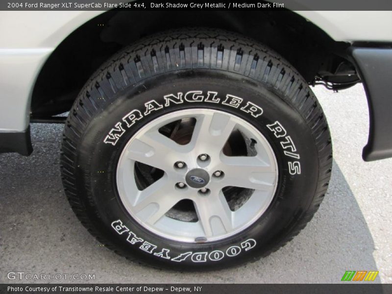 Dark Shadow Grey Metallic / Medium Dark Flint 2004 Ford Ranger XLT SuperCab Flare Side 4x4