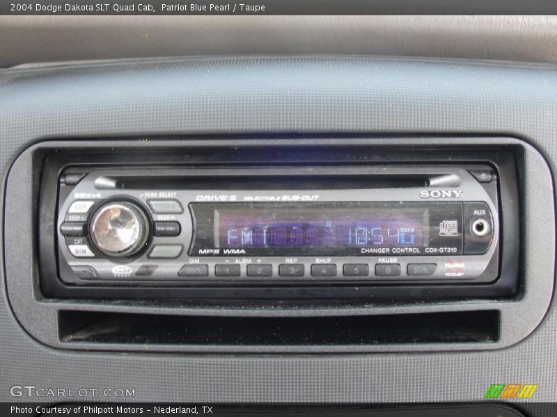 Patriot Blue Pearl / Taupe 2004 Dodge Dakota SLT Quad Cab
