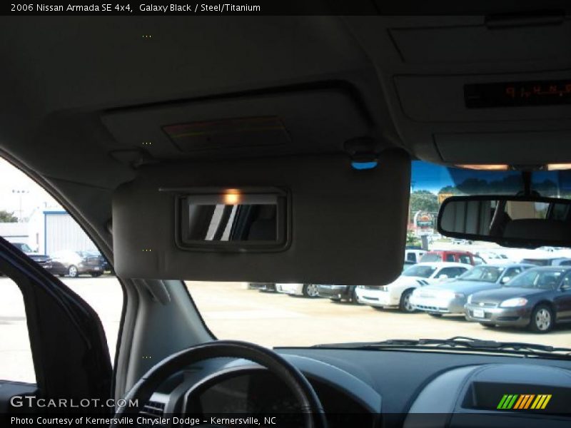 Galaxy Black / Steel/Titanium 2006 Nissan Armada SE 4x4
