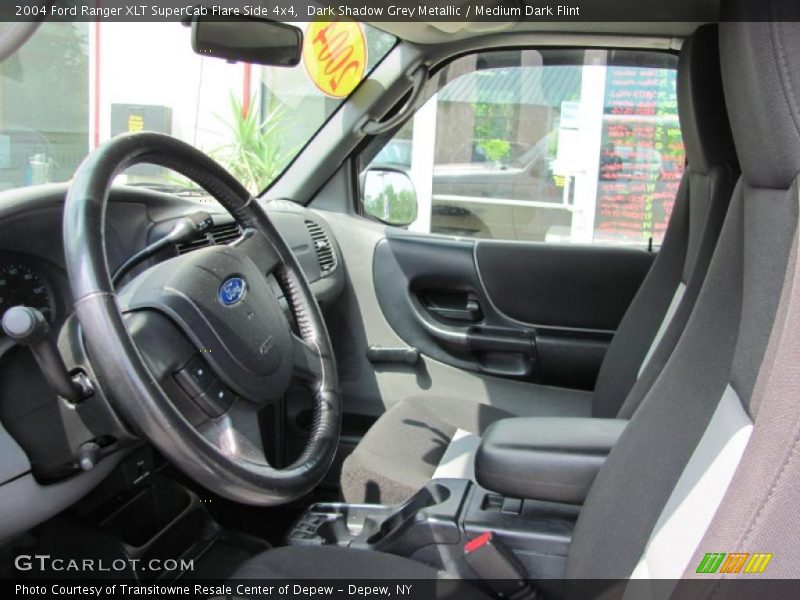 Dark Shadow Grey Metallic / Medium Dark Flint 2004 Ford Ranger XLT SuperCab Flare Side 4x4