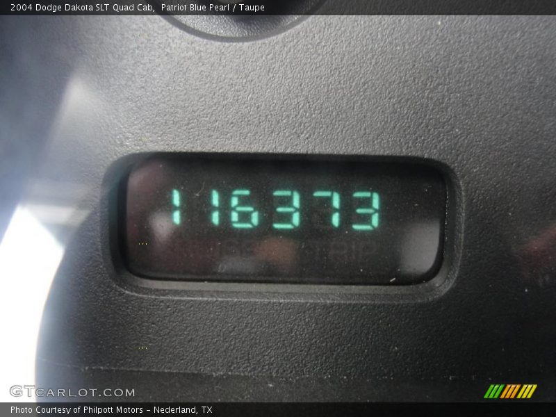 Patriot Blue Pearl / Taupe 2004 Dodge Dakota SLT Quad Cab