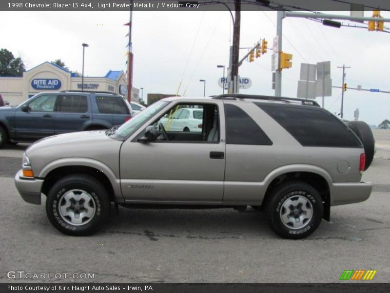 Light Pewter Metallic / Medium Gray 1998 Chevrolet Blazer LS 4x4